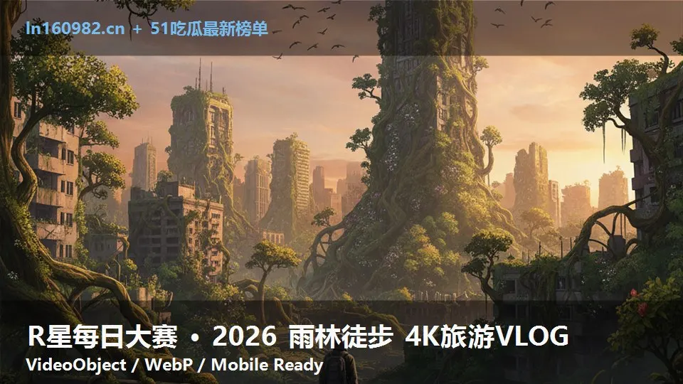 R星每日大赛 · 2026 雨林徒步 4K旅游VLOG